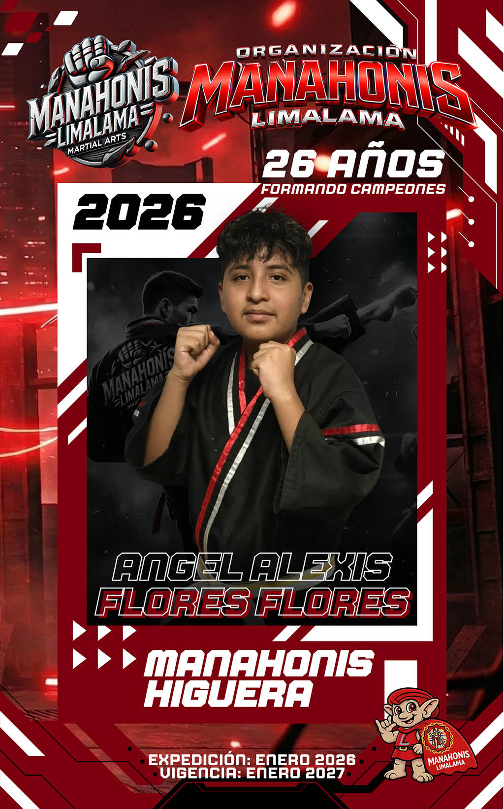 Credenciales Manahonis  2026 - 9